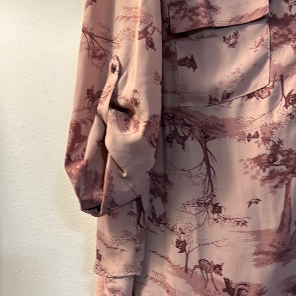 Pink Patterned Blouse - Picture 4 of 5
